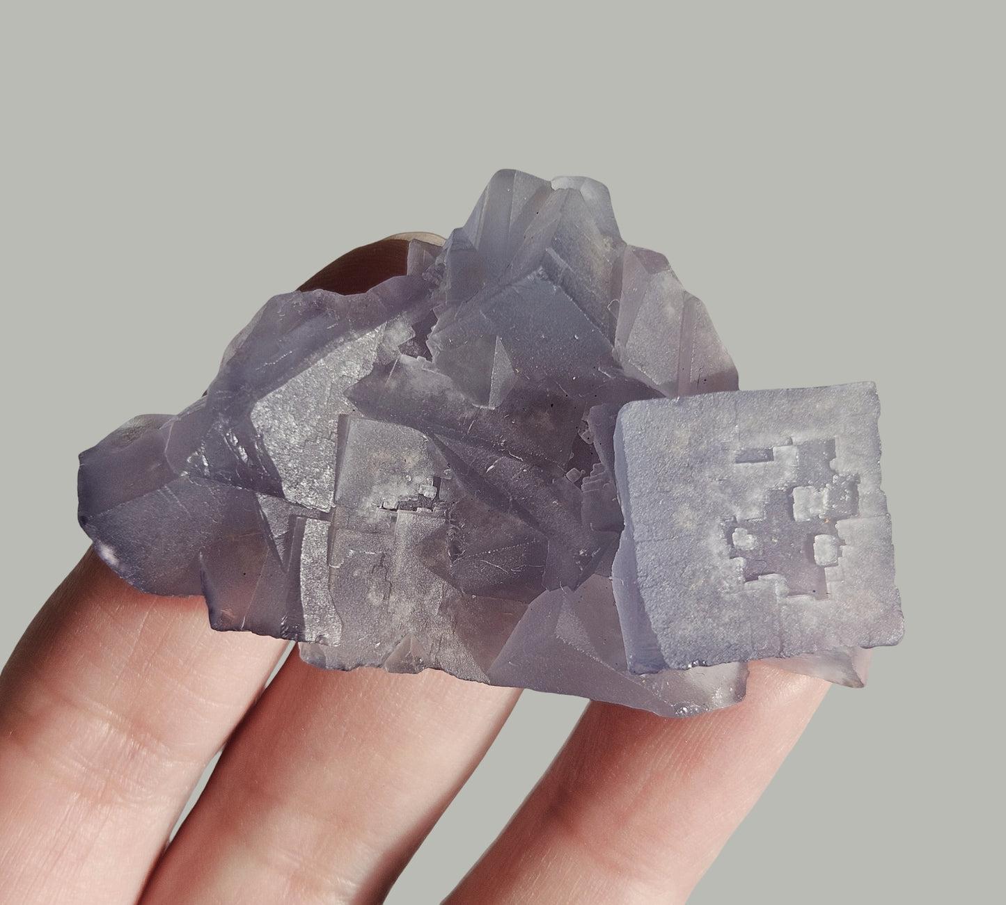 Blue Purple Fluorite Specimen