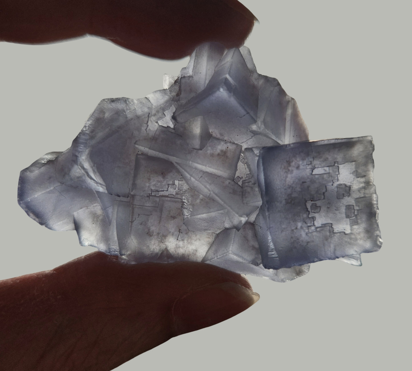 Blue Purple Fluorite Specimen