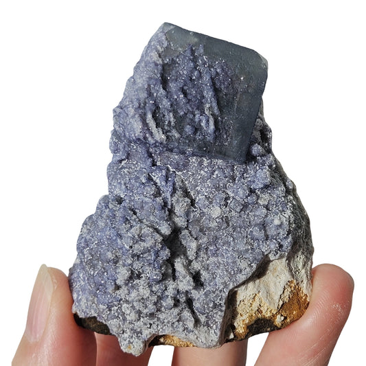 Blue Green cubic fluorite