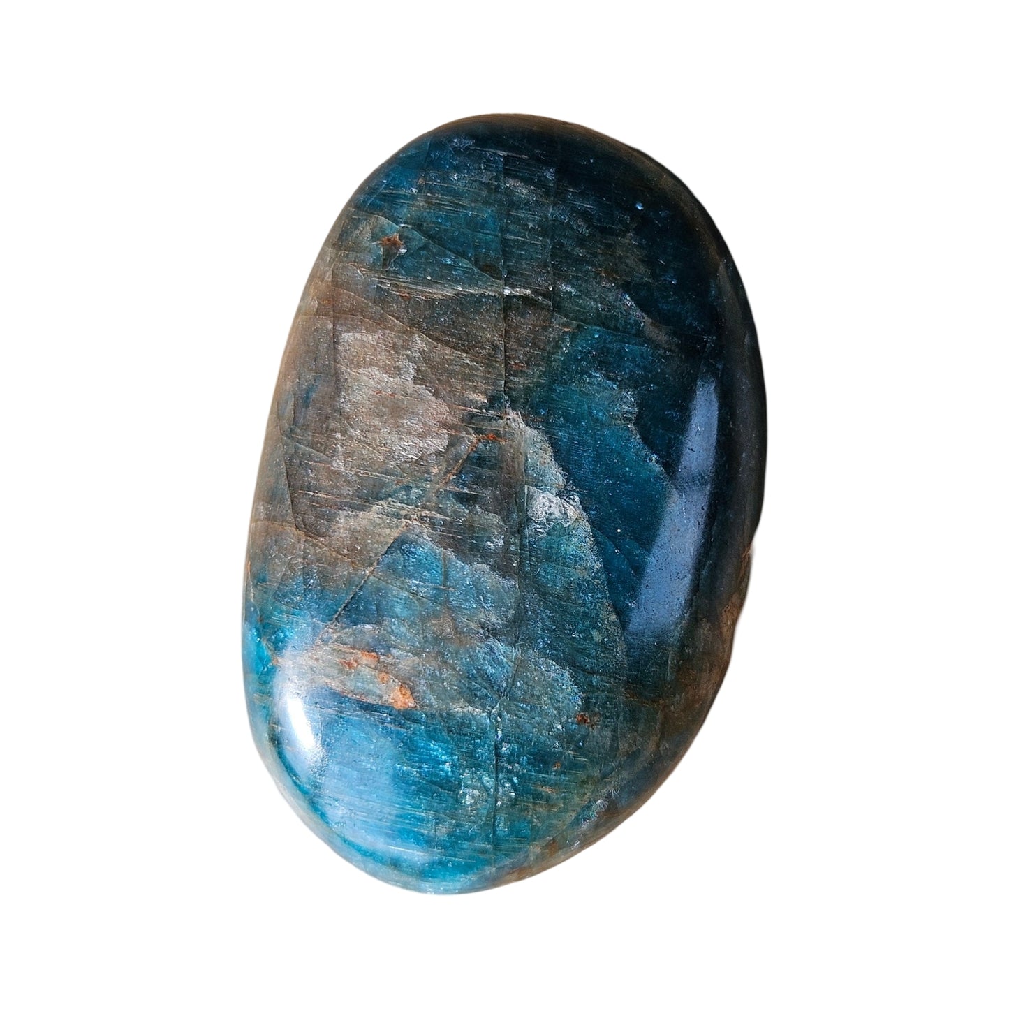 Blue Apatite Palmstone