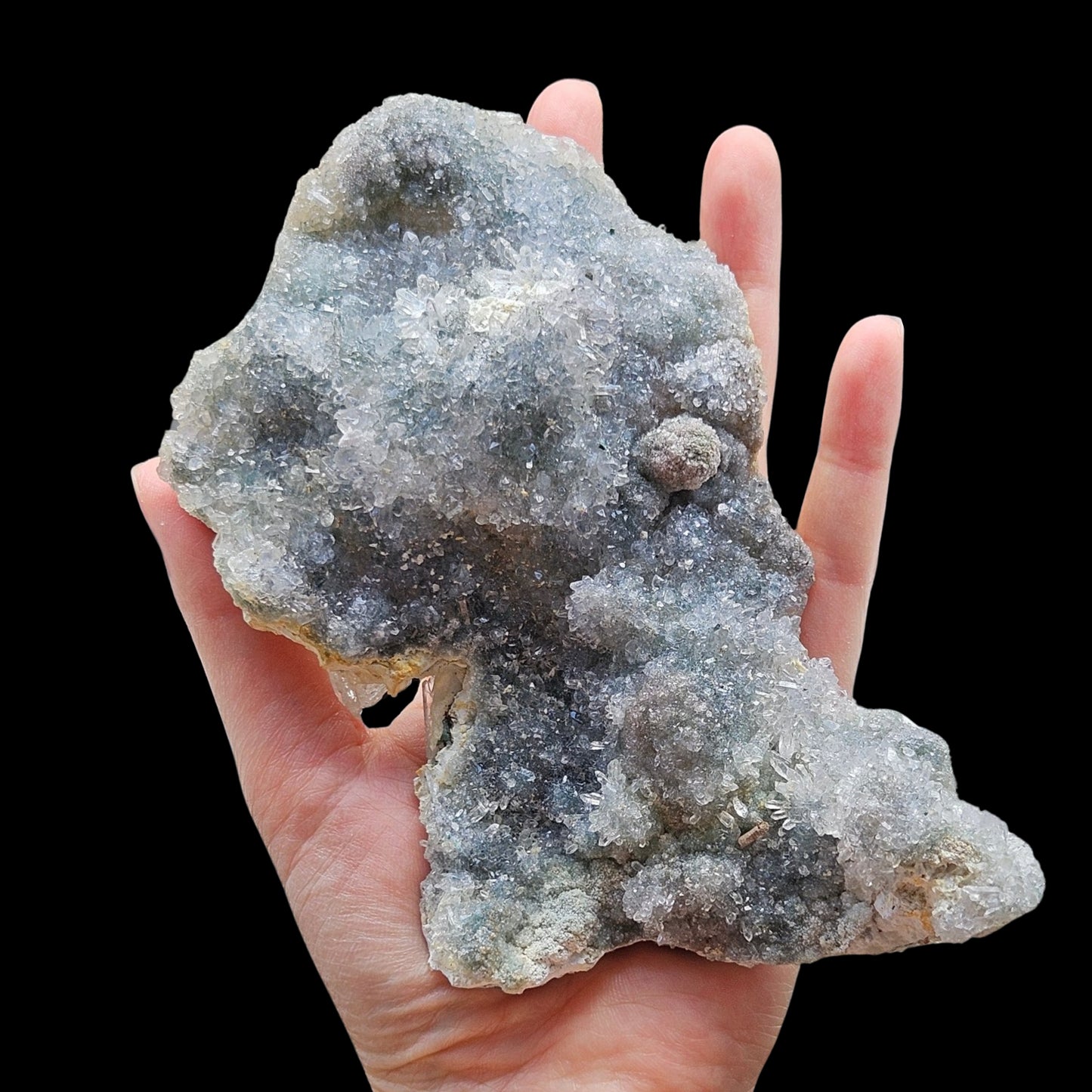 Misty Blue Quartz Double-Sided Cluster