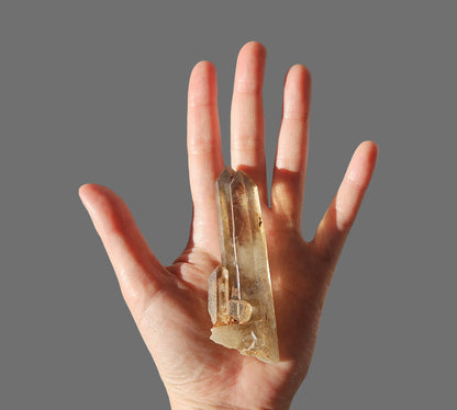 Natural Smoky Citrine Twin Wand | Madagascar