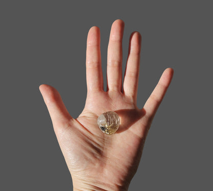 Gold Rutilated Quartz Tumble