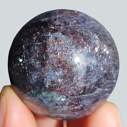 Bloodshot Iolite Sphere | Rare