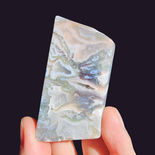 Pink Moss Agate Freeform (3)