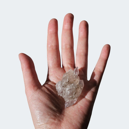 Self-Healed Smoky Quartz Cluster