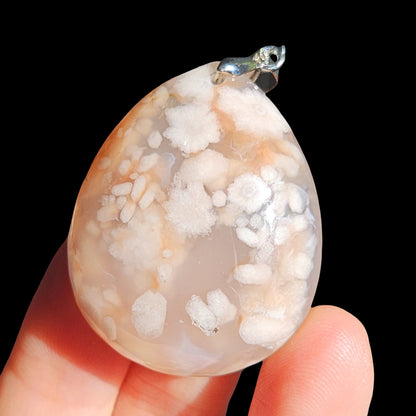 Flower Agate Pendant
