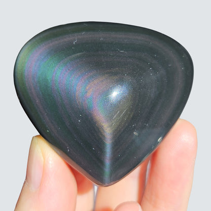 Rainbow Obsidian Carving