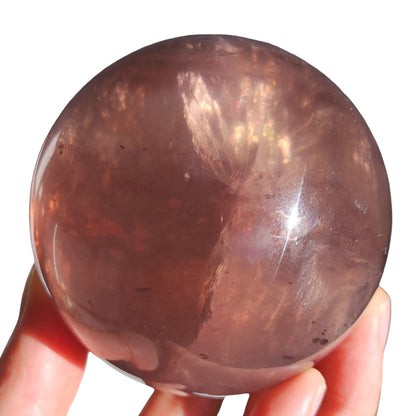 Mica in Fluorite Sphere | 6cm