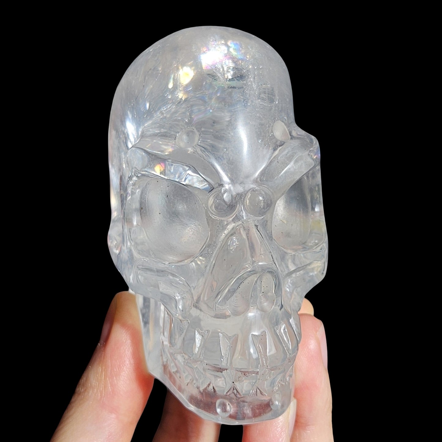 Clear Quartz Crystal Skull