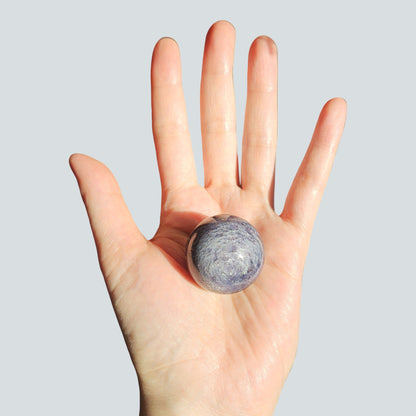Bloodshot Iolite Sphere | Rare