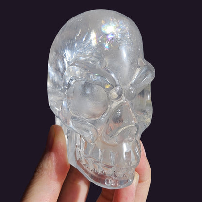 Clear Quartz Crystal Skull