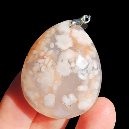 Flower Agate Pendant