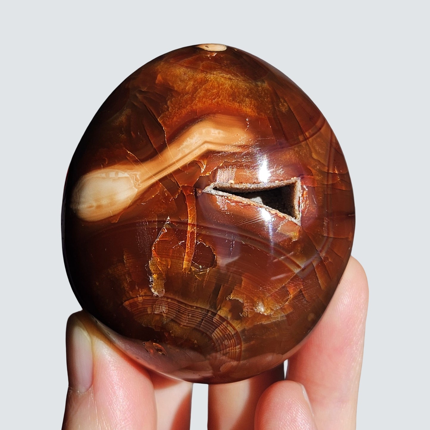 Carnelian Palmstone