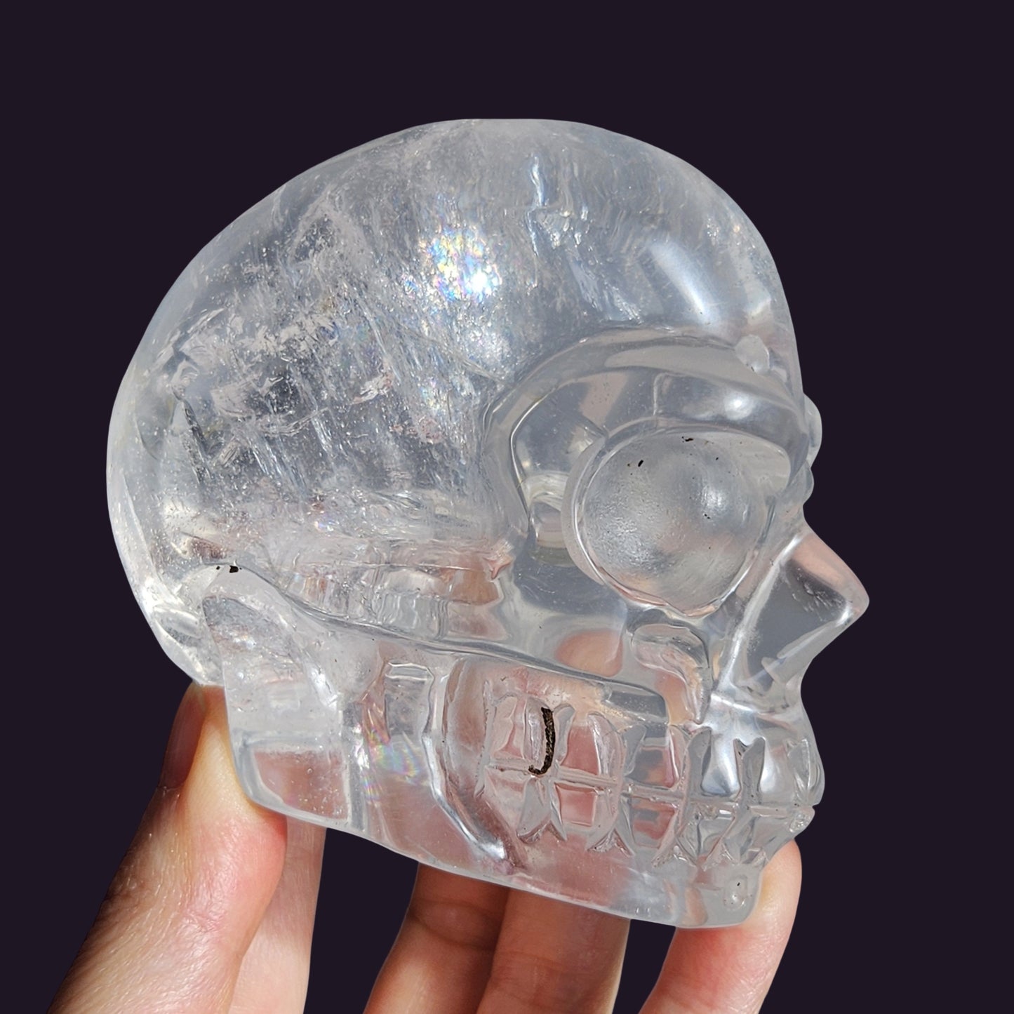 Clear Quartz Crystal Skull