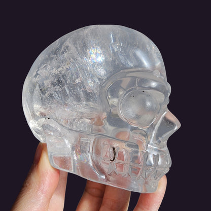 Clear Quartz Crystal Skull