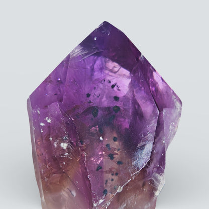 Phantom Amethyst with Hollandite