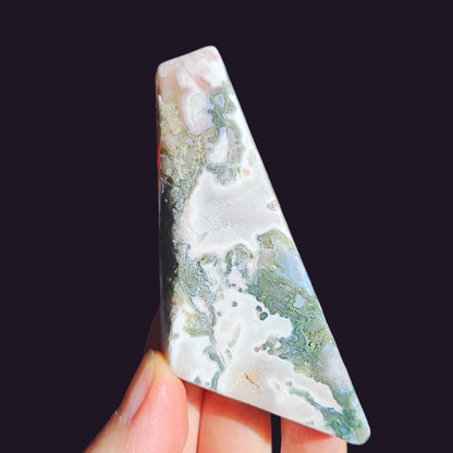 Pink Moss Agate Freeform (2)