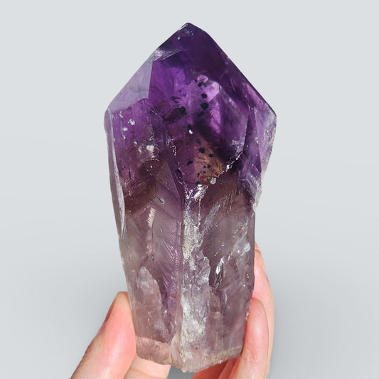 Phantom Amethyst with Hollandite