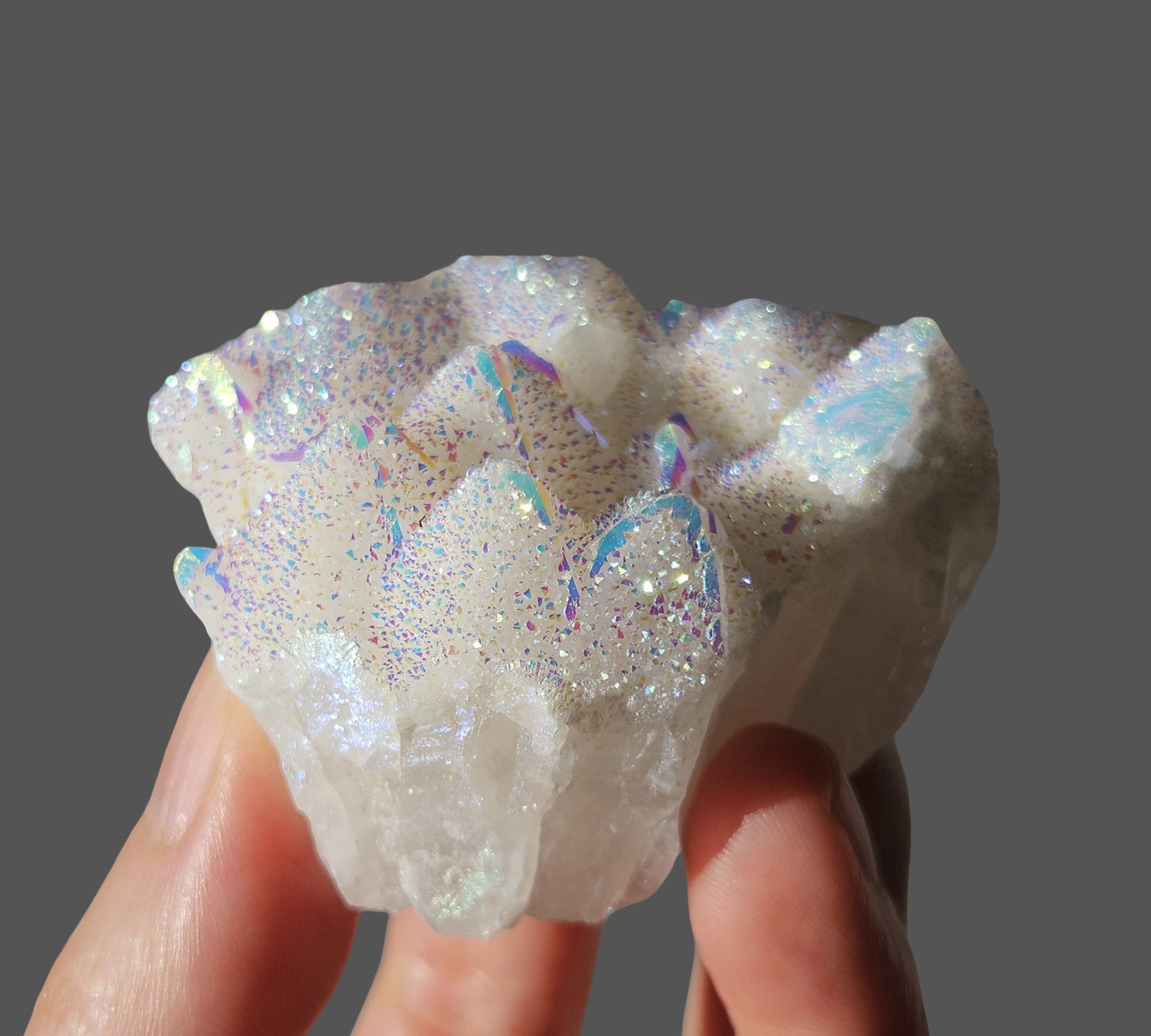 Angel Aura Quartz Cluster