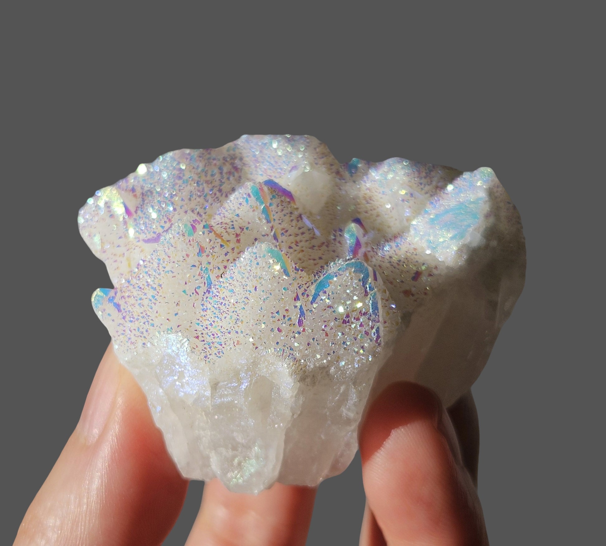 Angel Aura Quartz Cluster