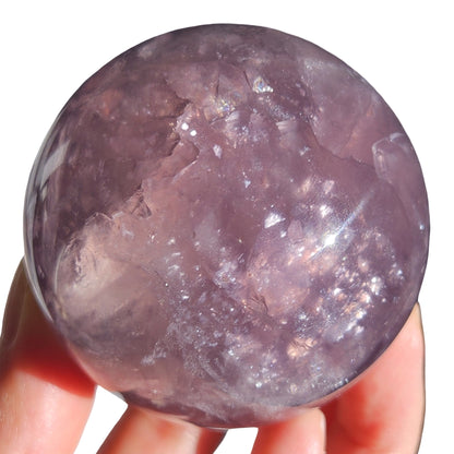 Mica in Fluorite Sphere | 5cm