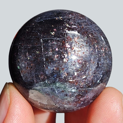 Bloodshot Iolite Sphere | Rare