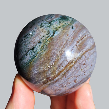Wavy Sea Jasper Sphere