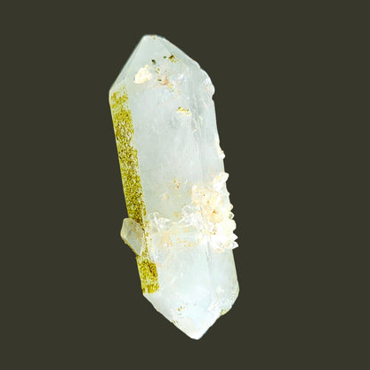 Double Terminated Quartz with Sparkly Epidote