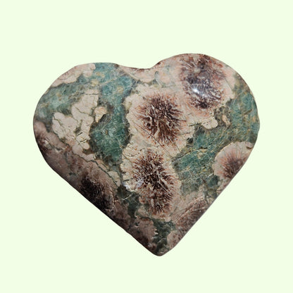 Green flower jasper