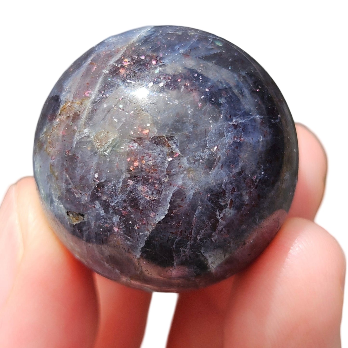 Bloodshot Iolite Sphere (4)