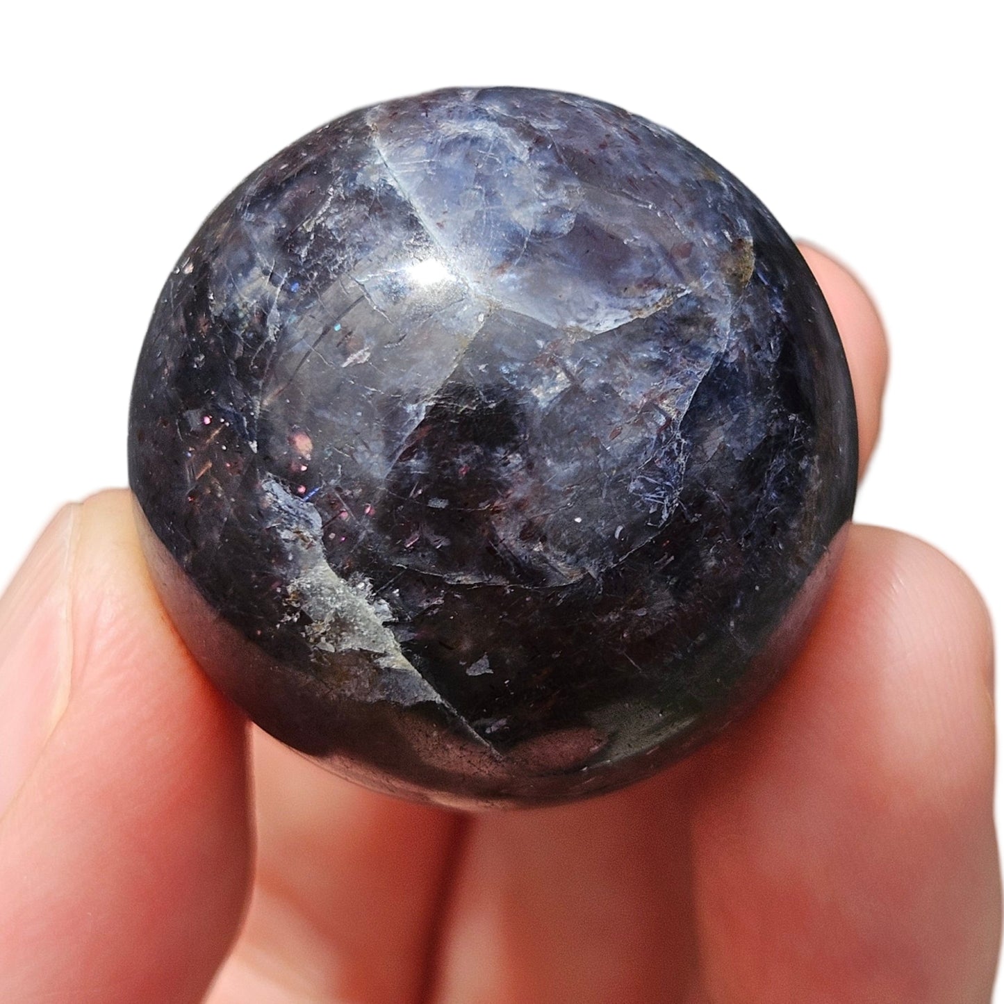 Bloodshot Iolite Sphere (4)