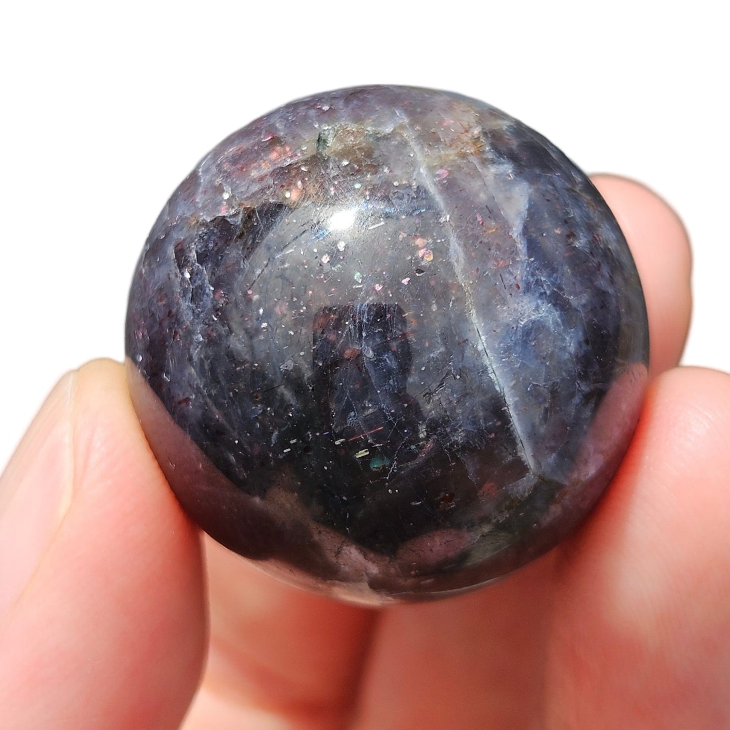 Bloodshot Iolite Sphere (4)