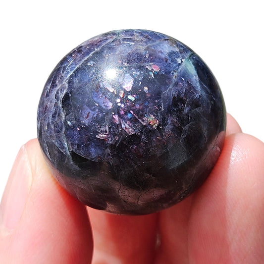 Bloodshot Iolite Sphere