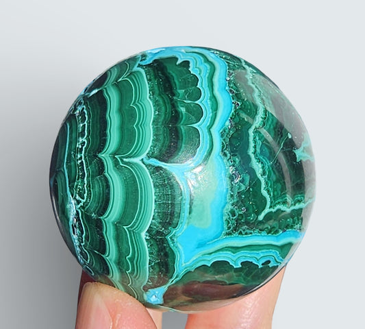 Malachite and Chrysocolla sphere