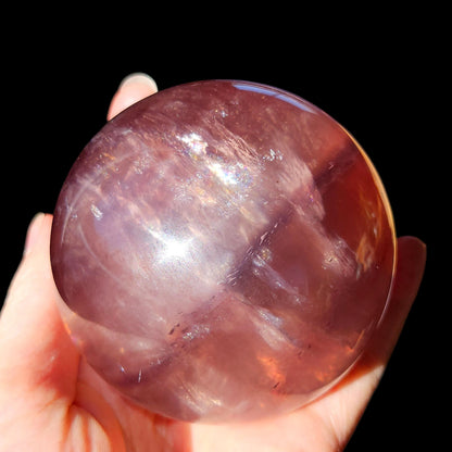 Mica in Fluorite Sphere (6cm, Large)