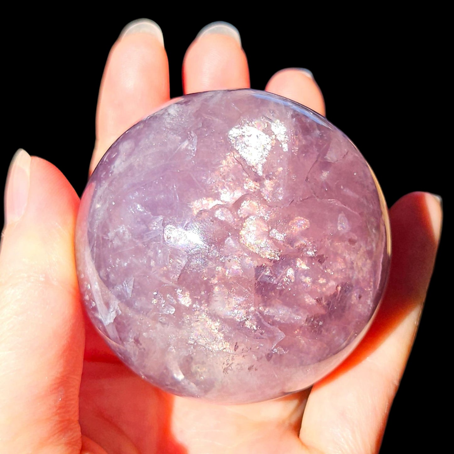 Mica in Fluorite Sphere (5cm)