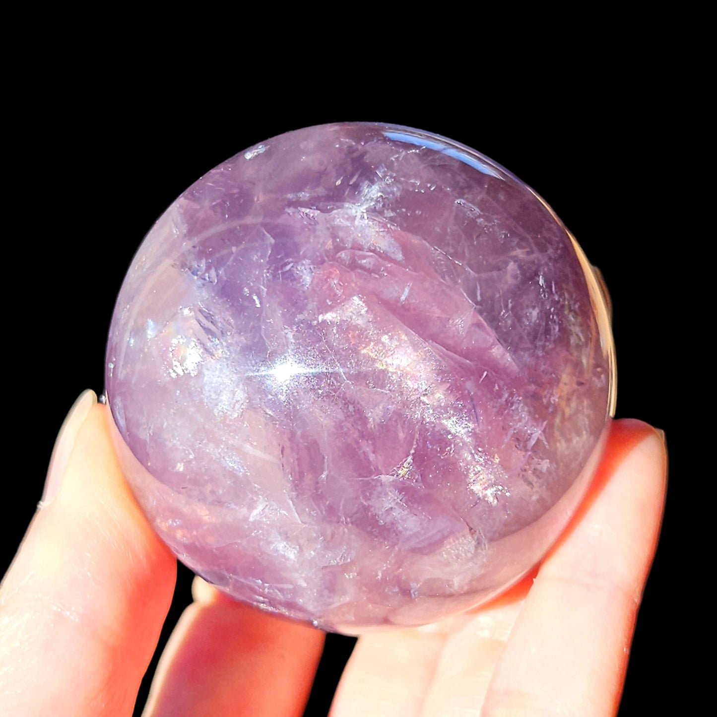 Mica in Fluorite Sphere (5cm)