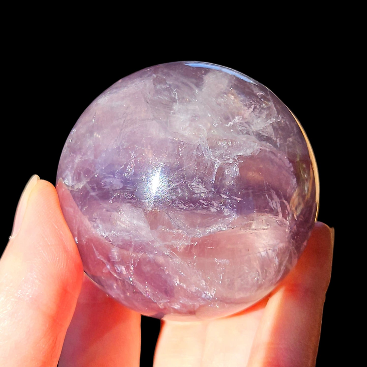 Mica in Fluorite Sphere (5cm)