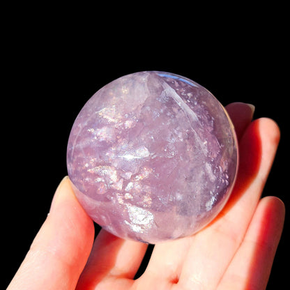 Mica in Fluorite Sphere (5cm)