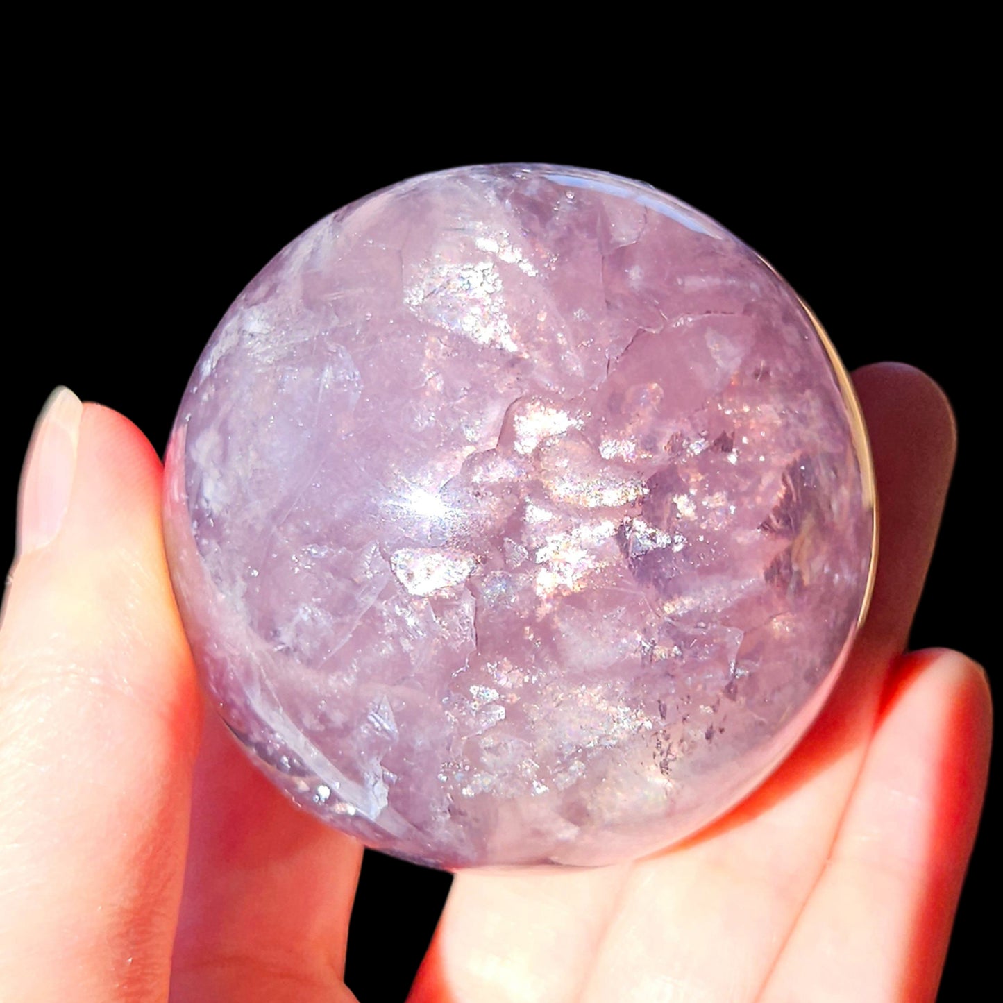 Mica in Fluorite Sphere (5cm)