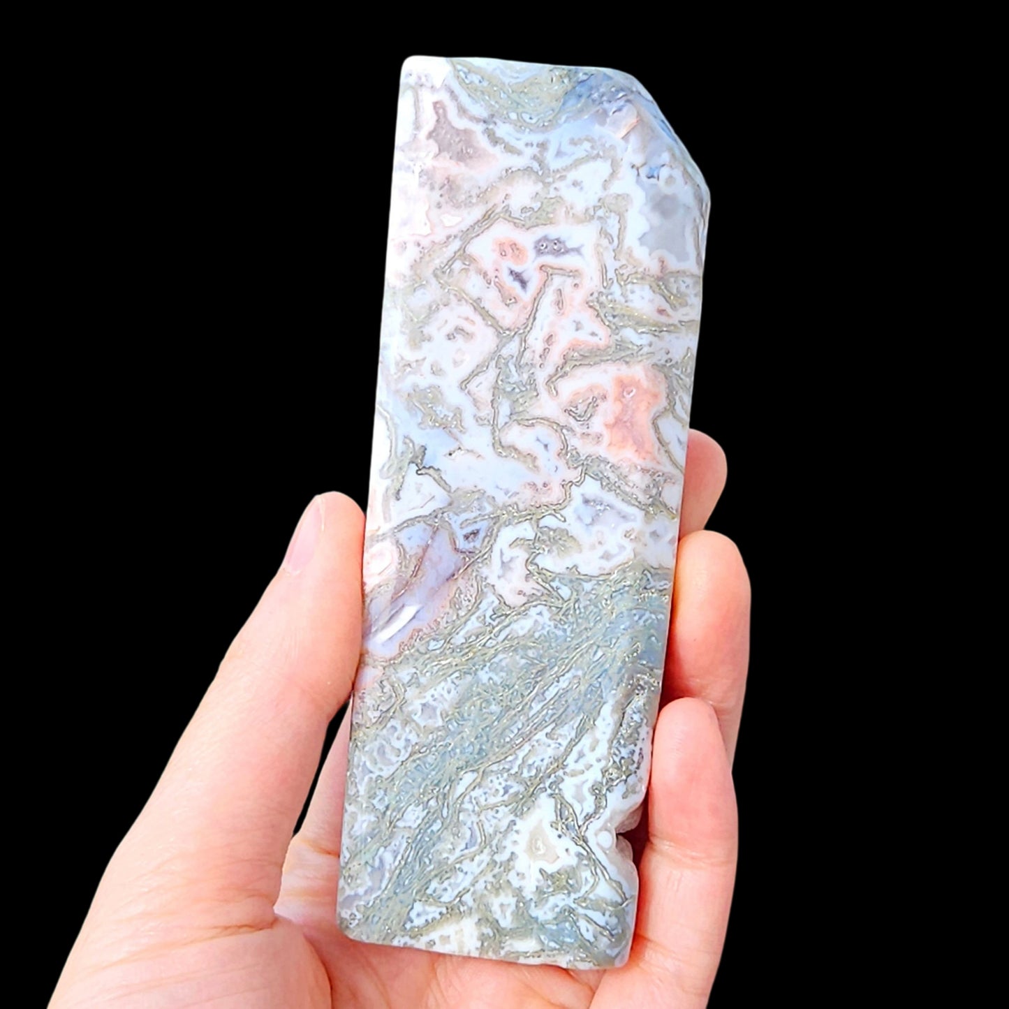 Pink Moss Agate