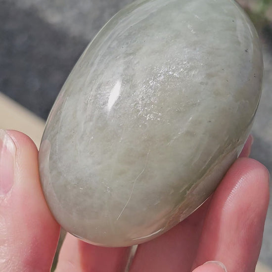 Video of green moonstone