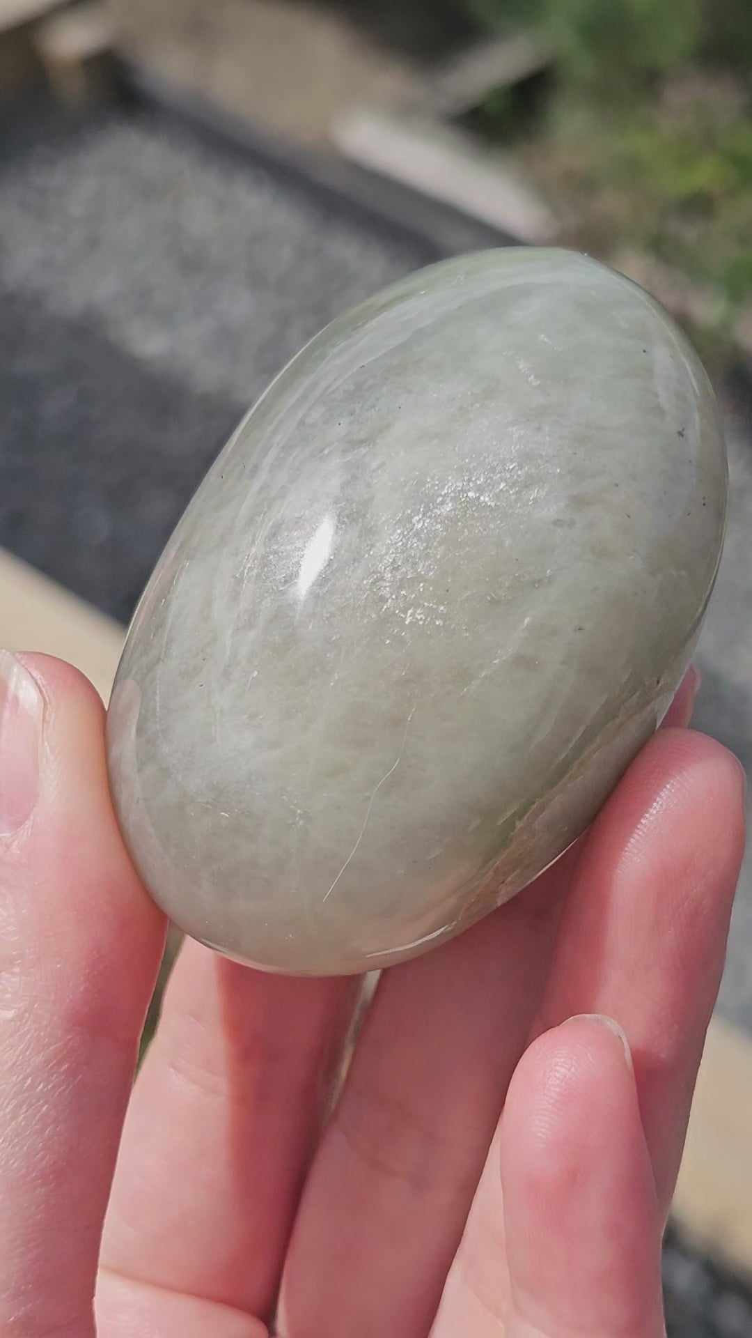 Video of green moonstone
