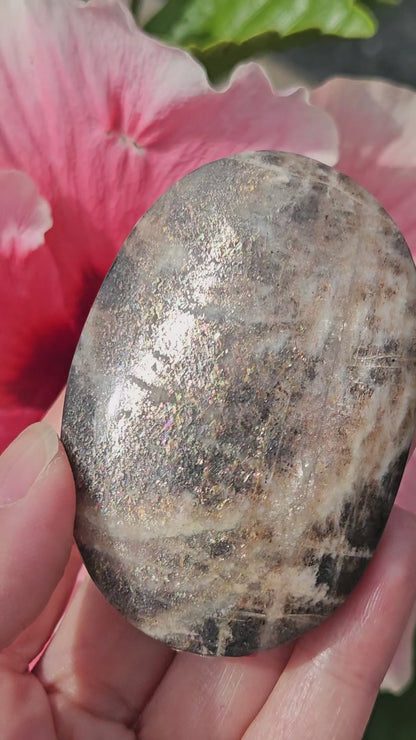 Video of rainbow lattice sunstone from tanzania