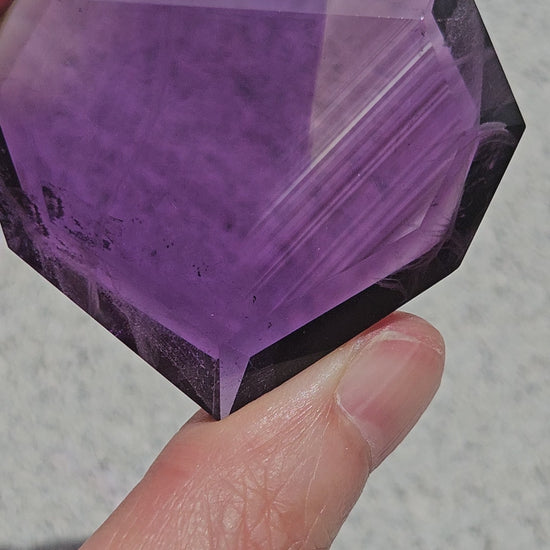 video of high quality amethyst heart