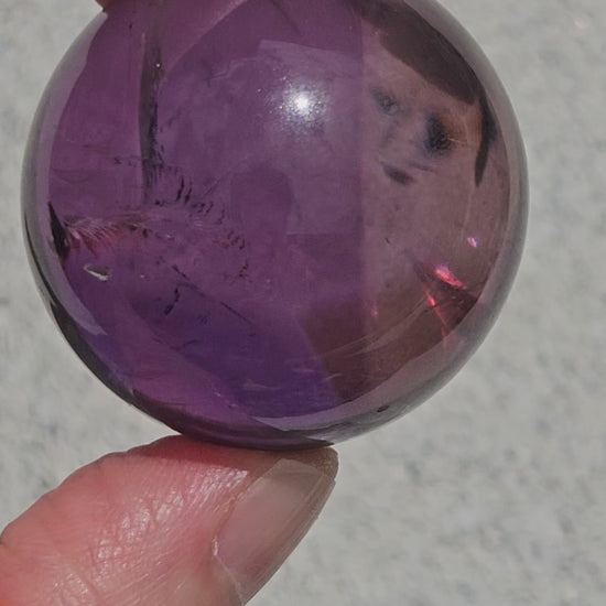 video of high quality ametrine sphere