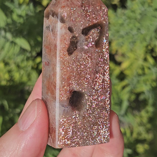 video of high quality sunstone point