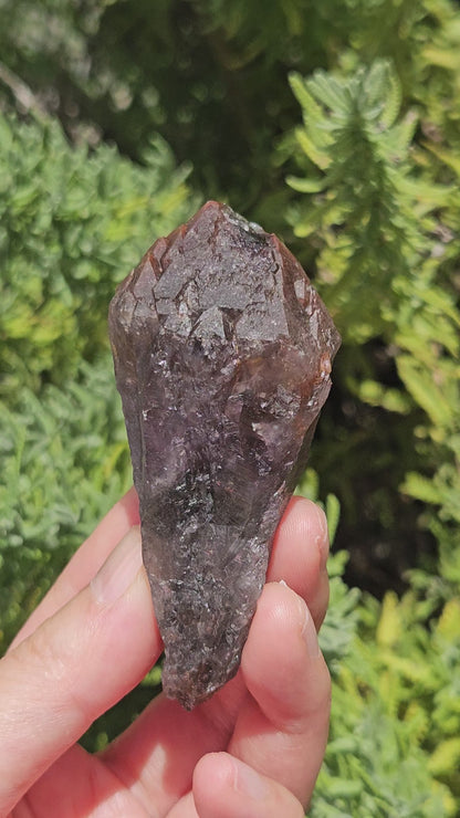 Video of super 7 red capped amethyst