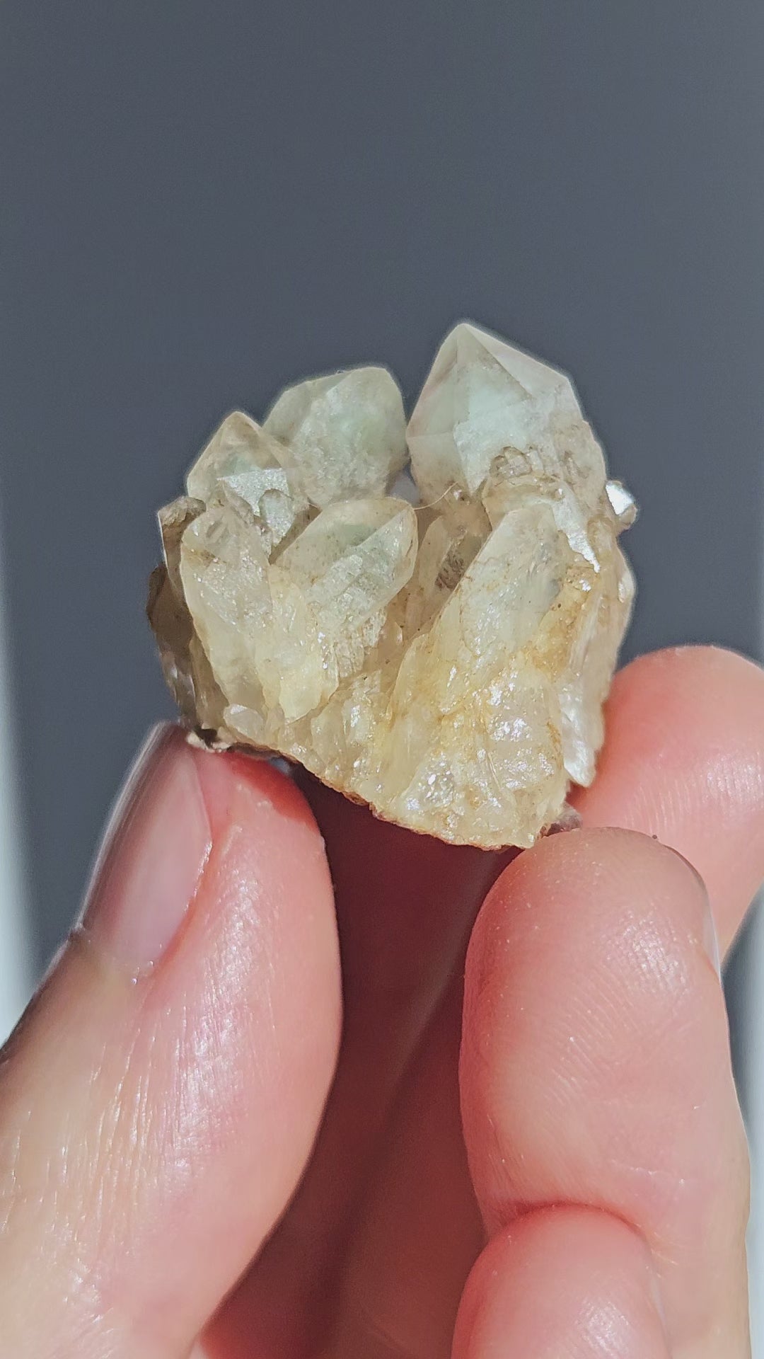 Green Phantom Quartz from Brazil